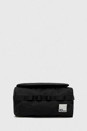 Kozmetična torbica Jack Wolfskin Konya črna barva - črna. Kozmetična torbica iz kolekcije Jack Wolfskin. Model izdelan iz lahkega in izjemno trpežnega materiala.