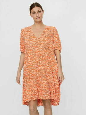 Vero Moda Ženska Hanna Obleka Oranžna XS