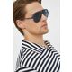 Sončna očala Armani Exchange moški, mornarsko modra barva - mornarsko modra. Sončna očala iz kolekcije Armani Exchange. Model z enobarvnimi stekli in okvirjem iz plastike.