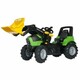 RT traktor Deutz z nakladalcem in napihljivimi gumami Rolly Toys