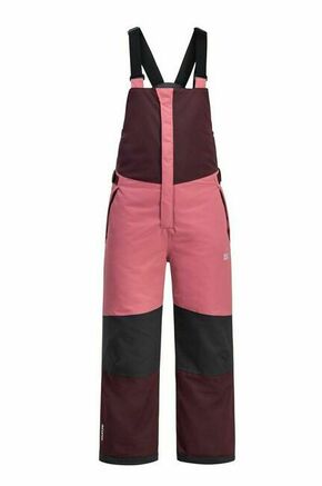 Otroške smučarske hlače Jack Wolfskin ACTAMIC 2L INS BIB roza barva - roza. Otroške smučarske hlače iz kolekcije Jack Wolfskin. Model izdelan iz materiala z odsevnimi elementi.