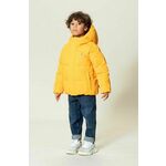 Otroška jakna Gosoaky DRAGON EYE rumena barva - rumena. Otroška jakna iz kolekcije Gosoaky. Podložen model, izdelan iz materiala, ki ščiti pred mrazom, vetrom in snegom.