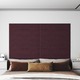 vidaXL Stenski paneli 12 kosov vijolični 90x15 cm blago 1,62 m²