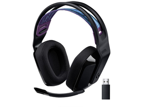 LOGITECH G535 LIGHTSPEED Wireless Gaming z mikrofonom črne slušalke