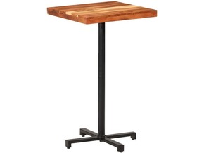 VIDAXL Barska miza kvadratna 60x60x110 cm trden akacijev les