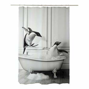 Zavesa za tuš 175x180 cm Showe Penguin – Little Nice Things