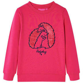 VidaXL Otroški pulover živo roza 116