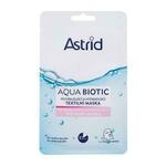 Astrid Aqua Biotic Anti-Fatigue and Quenching Tissue Mask maska za obraz 1 kos za ženske