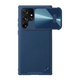 NILLKIN CamShield usnjen ovitek za Samsung Galaxy S22 Ultra (modri)