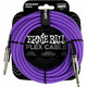 Ernie Ball Flex Instrument Cable Straight/Straight Vijolična 6 m Ravni - Ravni