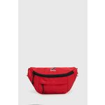 Pasna torbica Superdry rdeča barva - rdeča. Majhna pasna torbica iz kolekcije Superdry. Model na zapenjanje, izdelan iz tekstilnega materiala.