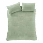 Svetlo zelena posteljnina za zakonsko posteljo 200x200 cm – Catherine Lansfield