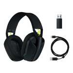 Brezžične igralne slušalke Logitech G435 Lightspeed v črni barvi