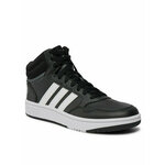 Adidas Čevlji črna 36 2/3 EU Hoops Mid 30 K
