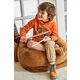 Otroški pulover Mayoral oranžna barva, s kapuco - oranžna. Otroški pulover s kapuco iz kolekcije Mayoral, izdelan iz pletenine s potiskom. Model iz izjemno udobne tkanine z visoko vsebnostjo bombaža.