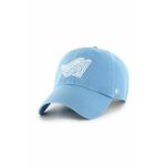 Kapa s šiltom 47 brand MLB LA Angels BCPTN-NLRGW04GWS-COA97 - modra. Kapa s šiltom vrste baseball iz kolekcije 47 brand. Model izdelan iz tkanine z nalepko.