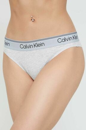 Spodnjice Calvin Klein Underwear siva barva - siva. Spodnjice iz kolekcije Calvin Klein Underwear. Model izdelan iz elastične pletenine.
