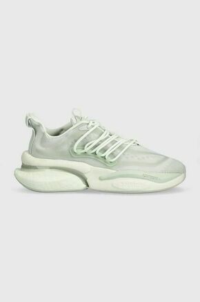 Tekaški čevlji adidas AlphaBoost V1 zelena barva - zelena. Tekaški čevlji iz kolekcije adidas. Model dobro stabilizira stopalo in ga dobro oblazini.