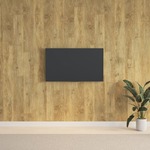 vidaXL Stenski paneli videz lesa rjav PVC 2,06 m²