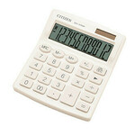 Citizen kalkulator SDC812NRWHE, bel, namizni, 12-mestni, dvojno napajanje