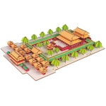 Woodcraft Lesena 3D sestavljanka Konfucijev tempelj