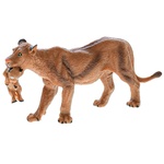 Zoolandia Lev/lev z mladičem 13 cm v boksu