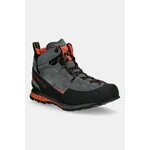 Čevlji LA Sportiva Boulder X Mid GTX siva barva, ZFAS054 - siva. Čevlji iz kolekcije LA Sportiva. Model dobro stabilizira stopalo in zagotavlja dober oprijem v različnih pogojih.