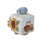 LITTLE DUTCH Tekstilna kocka z aktivnostmi na kmetiji