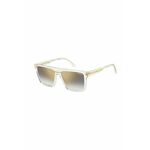 Sončna očala Carrera bela barva - bela. Sončna očala iz kolekcije Carrera. Model s toniranimi stekli in okvirji iz plastike. Ima filter UV 400.