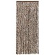 Greatstore Zavesa proti mrčesu rjava in bela 56x185 cm šenilja