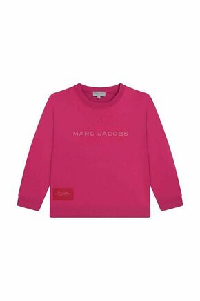 Otroška mikica Marc Jacobs vijolična barva - vijolična. Otroška pulover iz kolekcije Marc Jacobs. Model izdelan iz pletenine z nalepko.