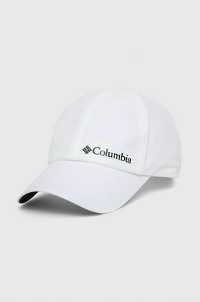 Columbia kapa - bela. Baseball kapa iz kolekcije Columbia. Model izdelan iz tkanine s potiskom.