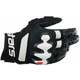 Alpinestars Halo Leather Gloves Black/White L Motoristične rokavice
