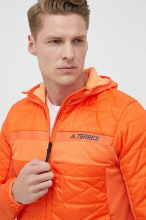 Športna jakna adidas TERREX Multi oranžna barva - oranžna. Outdoor jakna iz kolekcije adidas TERREX. Delno podložen model