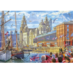 WEBHIDDENBRAND GIBSONS Puzzle Albert Dock, Liverpool 1000 kosov