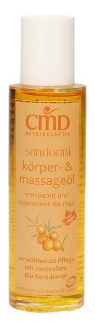 "CMD Naturkosmetik Sandorini masažno olje - 100 ml"