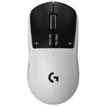 Logitech Pro X2 Superstrike Lunar Eclipse gaming miška, optični, brezžičen, 44000 dpi, 888 IPS, 61g, 88G, 0.125ms, 8000Hz, beli/rdeči/črni