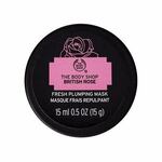 The Body Shop British Rose Fresh Plumping Mask maska za obraz za vse tipe kože 15 ml za ženske
