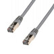 DATACOM Povezovalni kabel 1 m, FTP, Cat5e , RJ45, siv