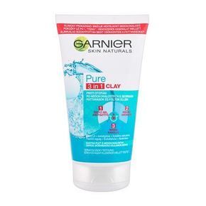 Garnier Pure 3in1 čistilni gel za mastno kožo 150 ml za ženske