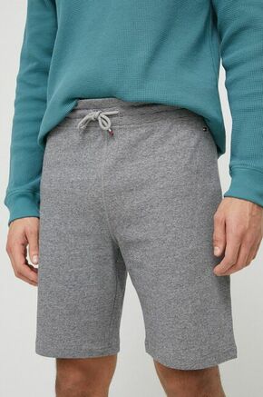 Kratke hlače lounge Tommy Hilfiger siva barva - siva. Kratke hlače iz kolekcije Tommy Hilfiger. Model izdelan iz tanke