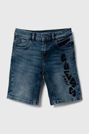 Otroške kratke hlače iz jeansa Guess - modra. Otroški kratke hlače iz kolekcije Guess