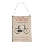 Stenski znak retro kolo Rex London Bicycle, 17 x 23 cm