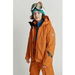 Otroška zimska jakna Reima Tirro oranžna barva - oranžna. Otroška zimska jakna iz kolekcije Reima. Delno podložen model, izdelan iz vodoodpornega materiala z visoko zračnostjo.