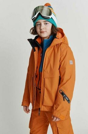Otroška zimska jakna Reima Tirro oranžna barva - oranžna. Otroška zimska jakna iz kolekcije Reima. Delno podložen model