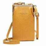 Fede Amore Mini torba za čez ramo s prostorom za mobilni telefon, rumena