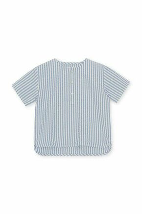 Otroška pižama majica Konges Sløjd - modra. Otroški Pižama majica iz kolekcije Konges Sløjd. Model izdelan iz enobarvne tkanine.