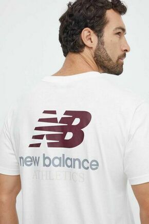 Bombažna kratka majica New Balance moški