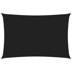 Shumee Pravokotna vrtna jadra Oxford Fabric 2x4m Črna