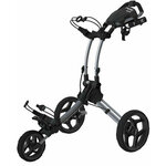 Rovic RV1C Silver/Black Ročni voziček za golf